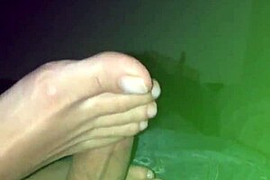 Beautiful Wife Uses Cute Feet For Footjob In Amateur Fetish Scene