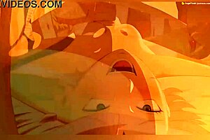 naruto and sakura engage in detailed anime hentai action