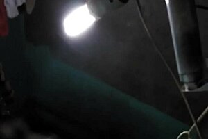 why is this young mom with big boobs showering alone?