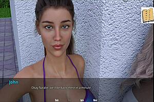 Rachael feels confident in her bikini during the game