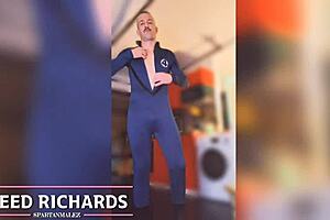 Reed Richards’ Halloween bondage and edging scene preview