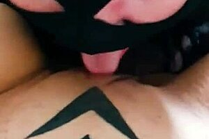 Slender Beauty Borrows Battery and Watches AV