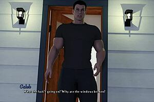 Chick route 58 throws dildos at jocks in Being a Dik