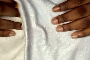 breast masturbation by chubby british babe in softcore solo