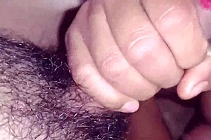 In lovely village, horny couple rides homemade