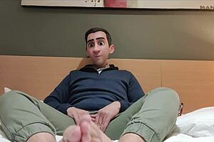 Step Gay Dad Shares Hotel Bed With Hot Stepdad