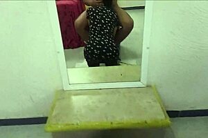 She gives oral to her boyfriend in a casual way.