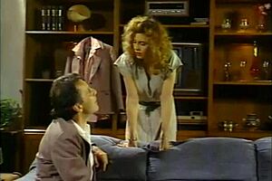 Alicia Monet takes control riding in retro classroom scene