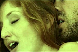 Redhead Michelle H gets sensual blowjob and sex!