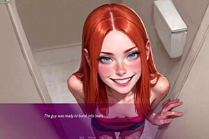 Horny Wife Fucked by Stranger in Public Toilet Cheating Scene