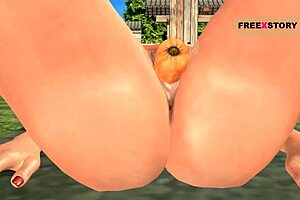 Yo, watch this cute Indian girl masturbate with a carrot!