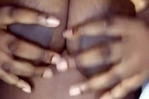 breast masturbation by chubby british babe in softcore solo