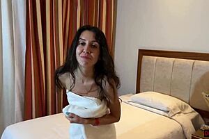 Stranger Turns Beach Massage Into Rough Doggystyle Quickie