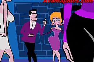 gay sex cartoon at the party