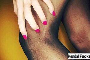 kendall karson does a sexy tease with fetish vibe