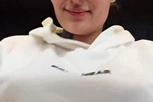 Sapatona Gets Horny at Gym Showing Nipples