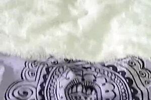 Wife in Boots Shows Hairless Shaved Pussy Solo