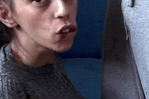 Petite Candie Cross On Knees For Facial Blowjob Cumshot Homemade Sex Tape!