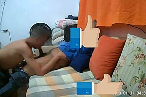 naughty gay neighbor visits for bareback fucking at night