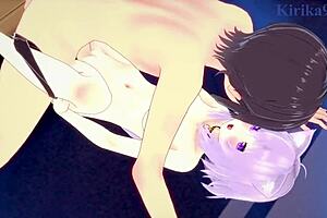 Inugami Korone And Nekomata Okayu Intense Sex