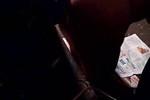 Intense Anal Pleasure with Thin Dildo