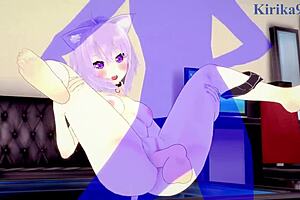 Inugami Korone And Nekomata Okayu Intense Sex