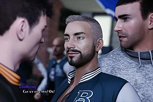 Chick route 58 throws dildos at jocks in Being a Dik