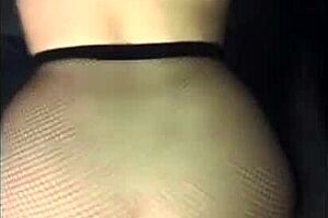 Savage doggy POV pounds petite blonde's big ass