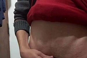 Hey, why are you jerking off with clothes on?