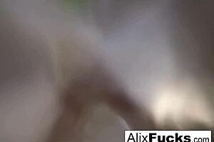 sexy showering with stunning alix lynx, what's next?