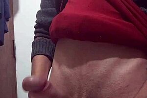 Hey, why are you jerking off with clothes on?