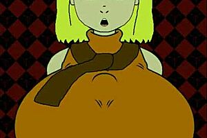 Ashley Graham's futanari adventure in hentai game with giant cock tit fucking.