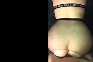 Savage doggy POV pounds petite blonde's big ass