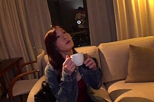 Part 2: G-Cup Beauty Enjoys Social Drinking and Kissing