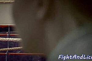 Lesbian beauties lick each other's pussies passionately!