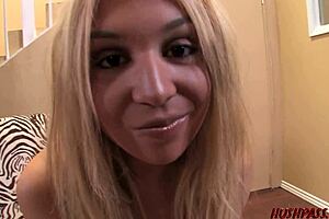 18 Year Old Gets Whitezilla Cock.