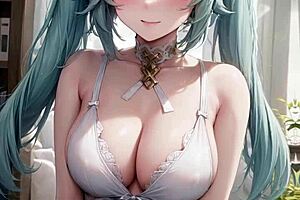 Mature woman's bedroom encounter with a well-endowed man