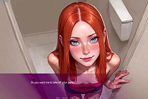 Horny Wife Fucked by Stranger in Public Toilet Cheating Scene