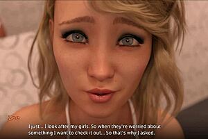 Blonde Milf Racheal's Fingering Fun Interrupted by Game and Masturbation