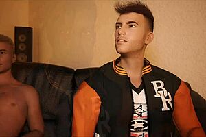 Chick route 58 throws dildos at jocks in Being a Dik