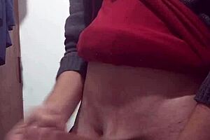 Hey, why are you jerking off with clothes on?