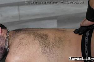 horny gay bear ass banging otter