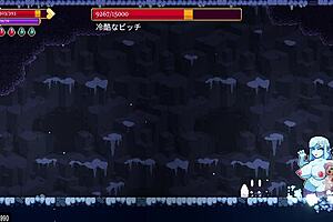 Scarlet Maiden Conquers Cold Bitch In Extreme Cold On 4Th Floor