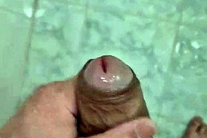 Well-Endowed Twink Teasing in the Shower