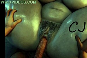 Alcina Dimitrescu Feels Intense Pleasure As Black Man Fucks Her On The Ranch