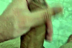 Well-Endowed Twink Teasing in the Shower