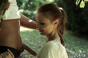 Adorable Teen Butt Fucked Outside With Monster Cock Anal And Assfucking