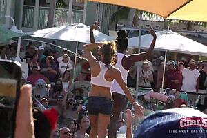 Insane pool party twerking at Key West fest