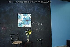 Behind the scenes fetish model promo