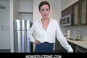 Tony practices fucking Olive Glass hot MILF pussy to get experience!